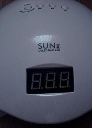 Лампа для манікюру sun 5 uv+led 48 вт