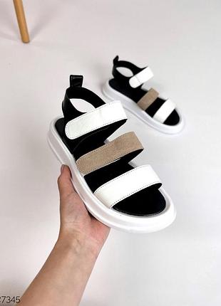 Женские босоножки полностью натуральные3 фото