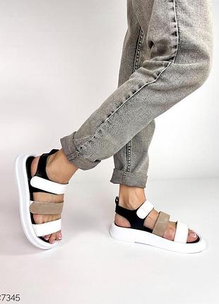 Женские босоножки полностью натуральные2 фото