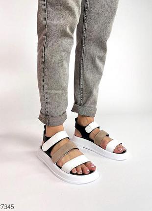 Женские босоножки полностью натуральные8 фото