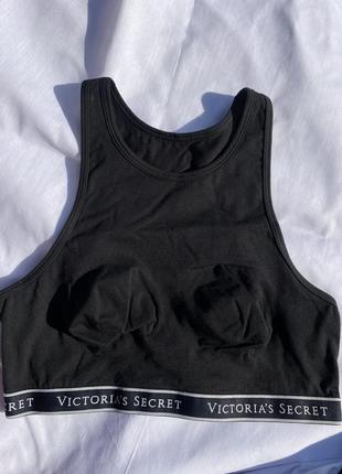 Victoria's secret cotton racerback bralette топ3 фото