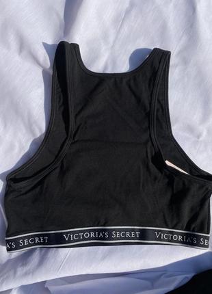 Victoria's secret cotton racerback bralette топ4 фото