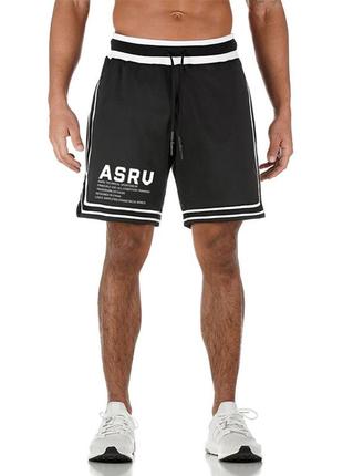 Шорти чоловічі спортивні "asrv" чорні