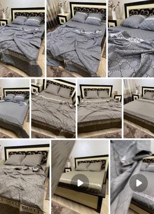 Спальный комплект гучи постельное белье гучи
