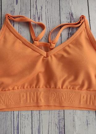 Топ для фитнеса pink victoria’s secret