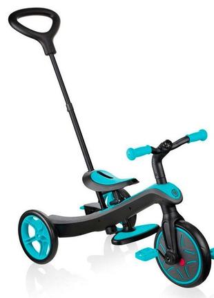 Триколісний велосипед-трансформер globber explorer trike 3 в 1 teal1 фото