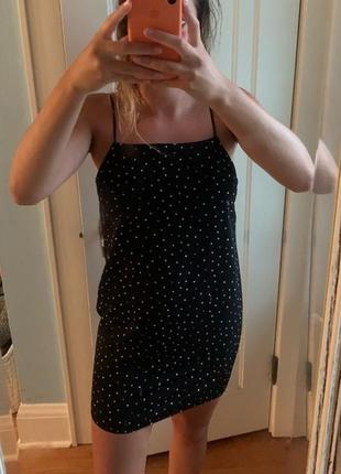 Стильное платье- комбинация в горшок/платье в бельевом стиле /slip dress topshop в идеале3 фото