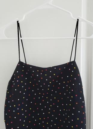 Стильное платье- комбинация в горшок/платье в бельевом стиле /slip dress topshop в идеале9 фото