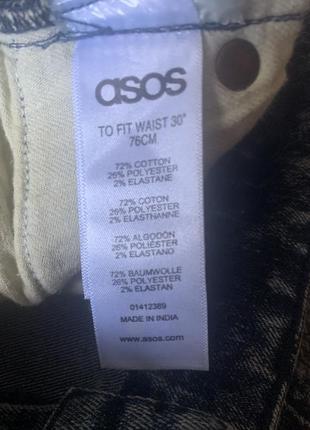 Шорты джинсовые классического фасона asos, варенки6 фото