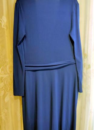 Платье на запах,королевский синий цвет,р.14,isabella oliver, лондон4 фото