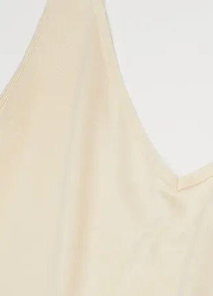 Нове!базове натуральне оверсайз сукня- майка/плаття –міді з розрізом/сарафан в рубчик h&m6 фото