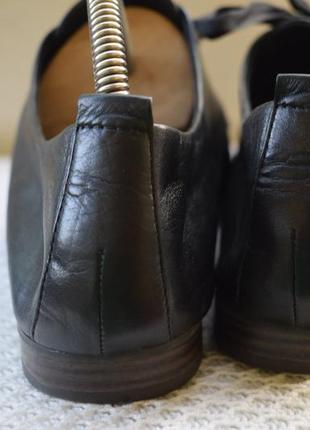 Кожаные туфли мокасины дерби полуботинки tamaris р. 40 26,3 см2 фото