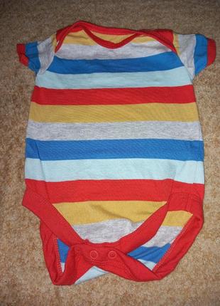 Фирменный бодик 0-3мес