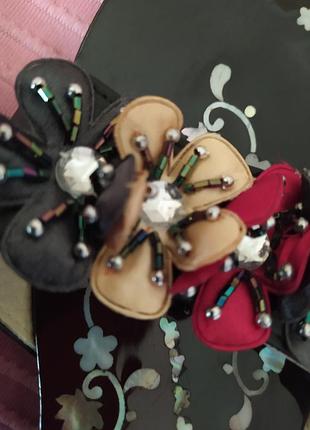 👍👍👍уникальные эксклюзивные шлепанцы с инкрустацией перламутром просто бомба!