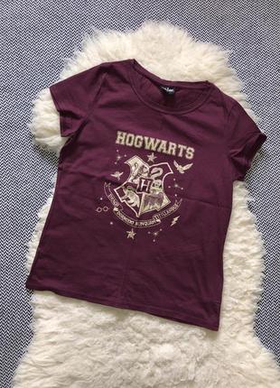Harry potter hogwarts прогулочная домашняя пижамная футболка натуральная хлопок гарри поттер1 фото