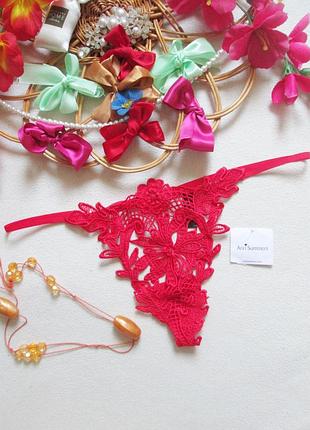 Шикарные кружевные трусики стринги ann summers 🌺💜🌺