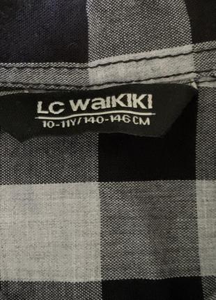 Клетчатая рубашка для мальчика lc waikiki. турция 🇹🇷5 фото