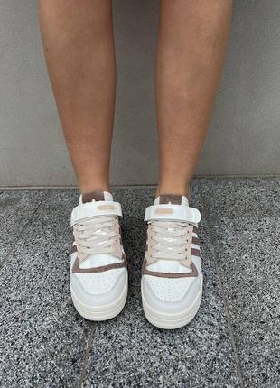 Жіночі кросівки кеди adidas low forum 847 фото
