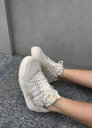 Жіночі кросівки кеди adidas low forum 844 фото