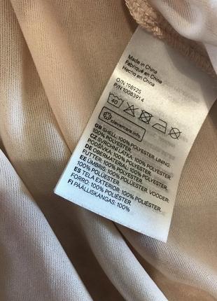 Длинное шифоновое воздушное платье h&m, p. xl ( 14-16-18)8 фото