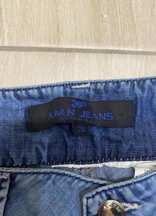 Женские летние коктельные джинсы amn jeans турция 29 м5 фото