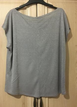 Серебряная блузочка - футболка2 фото