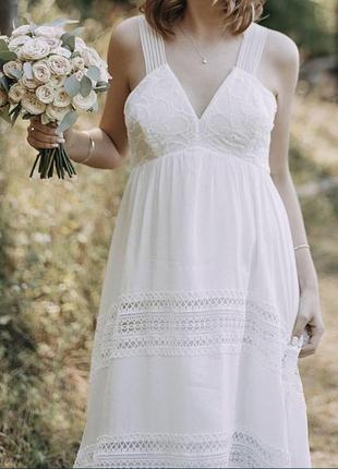Платье, сарафан imperial ажурное, свадебное2 фото