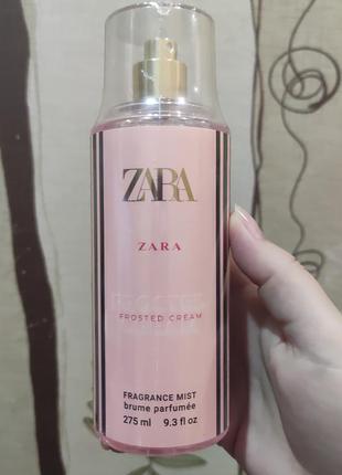 Парфюмированный спрей для тела zara frosted cream exclusive euro 275 мл