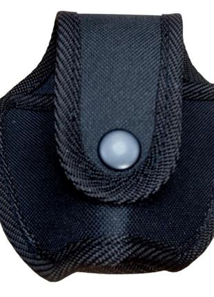 Чохол для наручників бр-му-92 закритий поліестер чорний