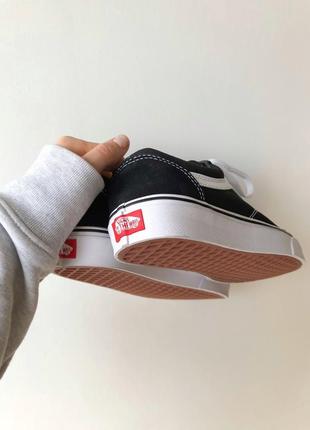 Женские кроссовки кеды vans old skool black/white7 фото