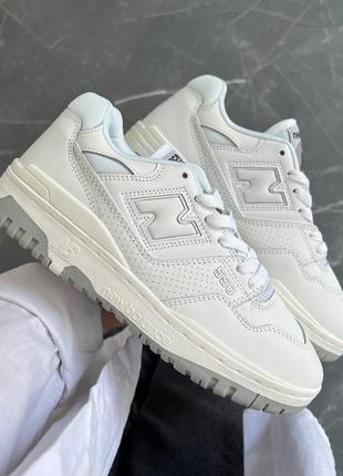 Женские кроссовки кеды new balance 550 white8 фото