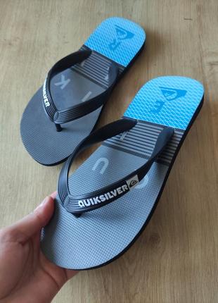 Фірмові жіночі шльопанці quiksilver, франція. розмір 36.