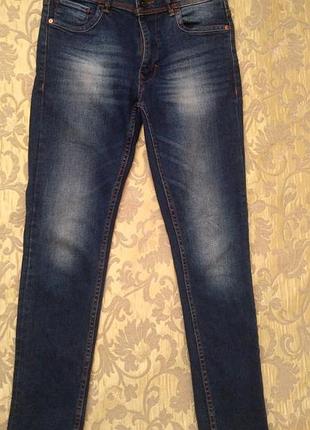 Джинсы stretch skinny на 11-12 лет.