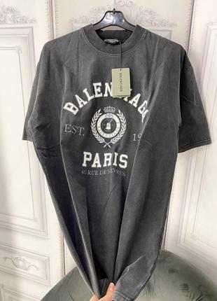 Футболка balenciaga черная