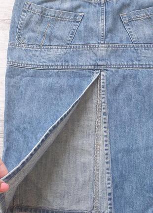 Крутая джинсовая юбка6 фото