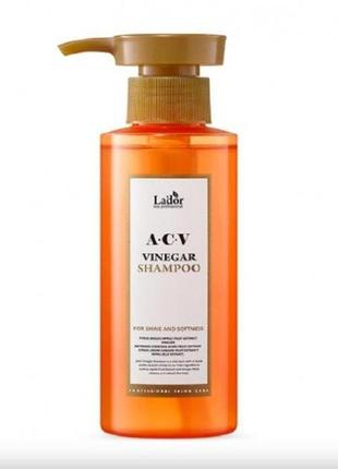 Глибокоочищаючий шампунь з яблучним оцтом lador acv vinegar shampoo 150 ml