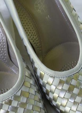 Брендовые кожаные туфли ортопедическая стелька 26,5 см3 фото