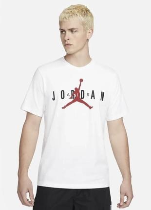 Футболка чоловіча nike air jordan air wordmark white ck4212-103