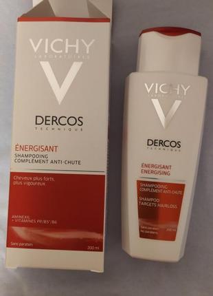 Просрочен шампунь от выпадения волос vichy dercos energising shampoo 200 мл до 01.20211 фото