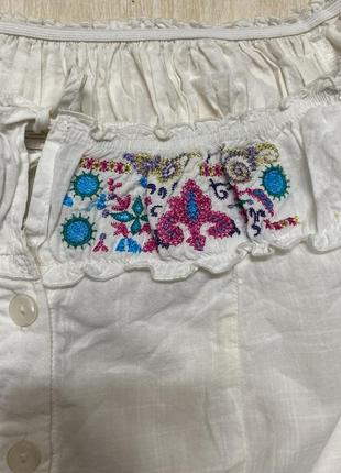 Нежнейшая батистовая блузочка с вышивкой reef xs2 фото