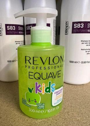 Шампунь для детей 2 в 1 revlon professional equave kids 2 in 1 hypoallergenic shampoo