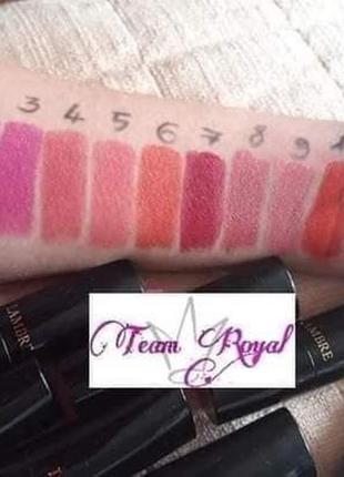 Помада для губ матовая la parisienne №7 марсала lambre. франция