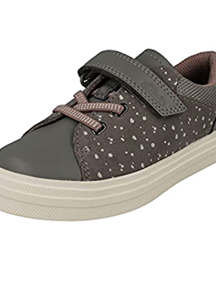 Кожаные кеды clarks nova beat k grey