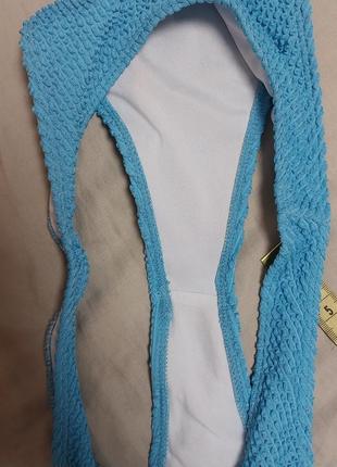 Трусы женские низ купальника жатка голубые с s размер обмена обмен4 фото