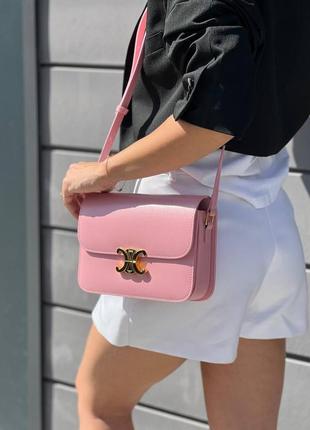 Розовая сумка люкс в стиле celine💕💕💕