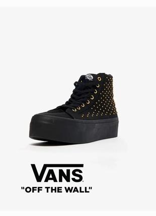 Vans off the wall кеды на платформе с декором ( унисекс)