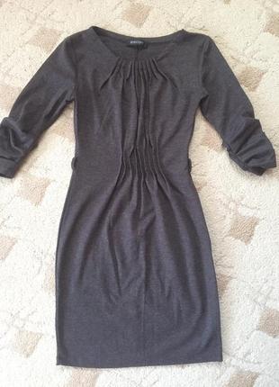 Платье платье трикотаж шоколад xs, s