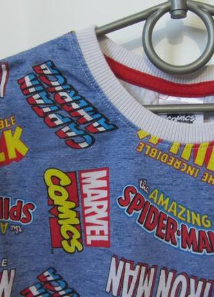 Крутой набор для мальчика 7-8 лет 128 супергерои халк spider-man: пляжные шорты и футболка3 фото