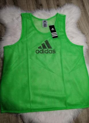 Манишка муж. adidas trg bib 14 (арт.f82135)