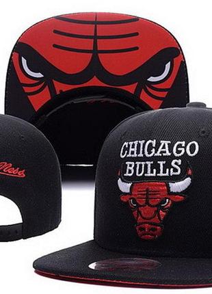 Кепка снепбэк chicago bulls черная